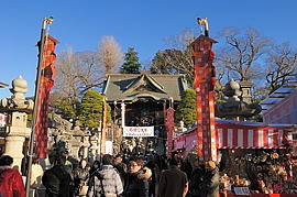 山門をくぐったところ